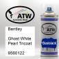 Preview: Bentley, Ghost White Pearl Tricoat, 9560122: 400ml Sprühdose, von ATW Autoteile West.